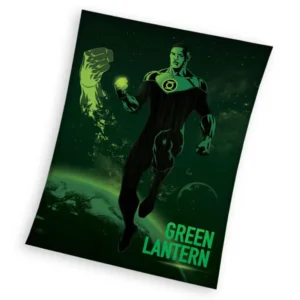 Green Lantern plaid Green Latern 150 x 200 cm Zwart/ gro - Multicolor - 150 x 200 cm - 100% Polyester