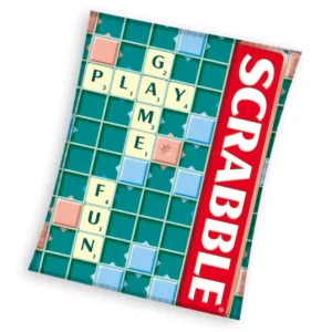 Carbotex plaid Scrabble 150 x 200 cm - Multicolor - 150 x 200 cm - 100% Polyester