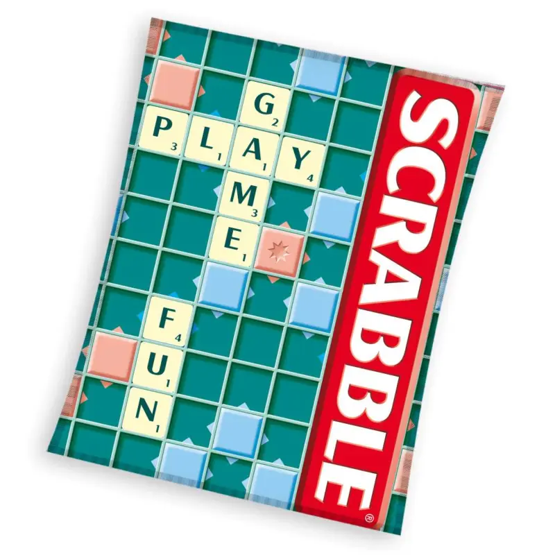 Carbotex plaid Scrabble 150 x 200 cm - Multicolor - 150 x 200 cm - 100% Polyester