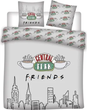 Friends dekbedovertrek Central Perk - Groen - 240 x 220 cm - 100% katoen