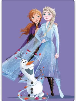 Disney Frozen plaid Anna - Paars - 100 x 140 cm - 100% Polyester