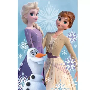 Disney Frozen plaid Sisters & olaf 100 x 150 cm - Roze - 100 x 150 cm - 100% Polyester