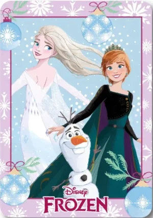 Disney Frozen fleece deken 100 x 140 cm - Multicolor - 100 x 140 cm - 100% Polyester