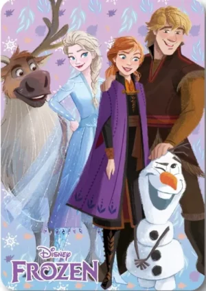 Disney Frozen fleece deken 100 x 140 cm - Multicolor - 100 x 140 cm - 100% Polyester - foto 1