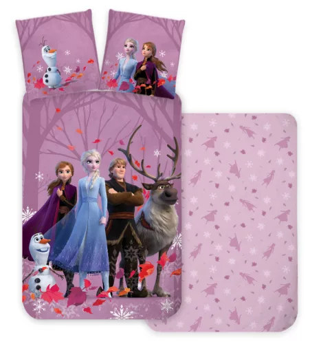 Disney Frozen dekbedovertrek paars 100 x 135 cm - Paars - 100 x 135 cm - 100% katoen
