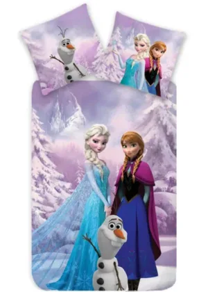 Disney Frozen dekbedovertrek - Paars - 100 x 140 cm - Katoen