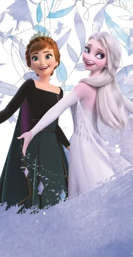 Disney Frozen strandlaken Wonderland 70 x 140 cm - Multicolor - 70 x 140 cm - 100% katoen