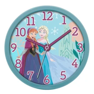 Disney Frozen klok 25 cm - Blauw/Groen