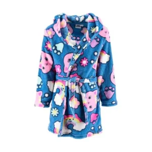 Gabby's Dollhouse badjas Blauw Maat 104 - Blauw - 3 jaar / 98 cm, 4 jaar / 104 cm, 5 jaar / 110 cm - 100% Polyester