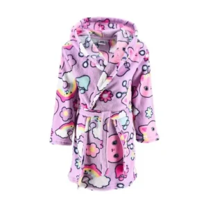 Gabby's Dollhouse badjas - Paars - 3 jaar / 98 cm, 4 jaar / 104 cm, 6 jaar / 116 cm - 100% Polyester