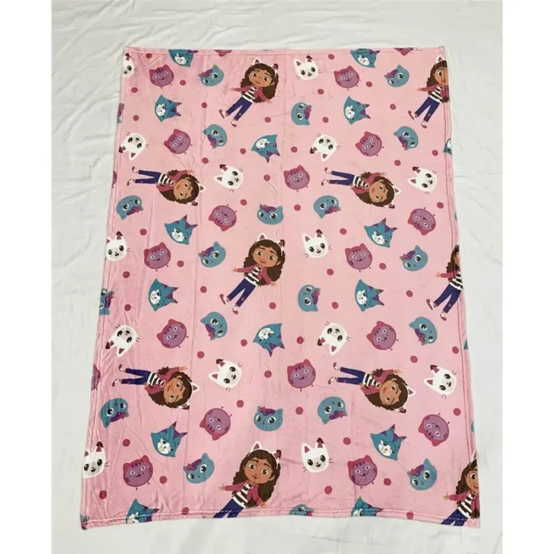 Gabby's Dollhouse plaid 110 x 150 cm - Multicolor - 110 x 150 cm - 100% Polyester
