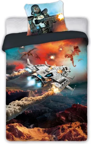 Sweet Home dekbedovertrek Galaxy 140 x 200 cm - Multicolor - 140 x 200 cm - 100% katoen