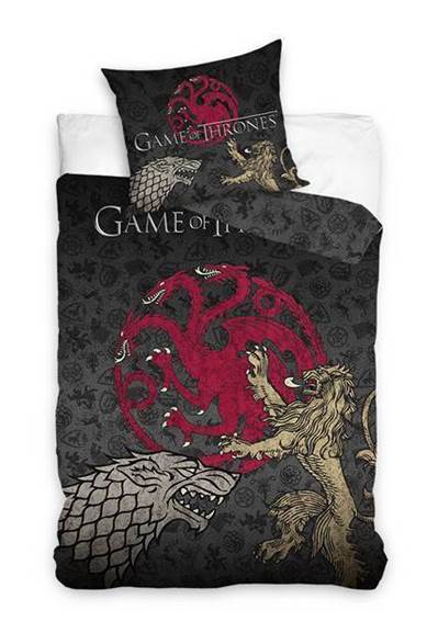 Game of Thrones dekbedovertrek 140 x 200 cm - Multicolor - 140 x 200 cm - 100% katoen