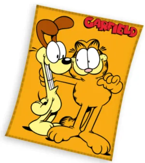 Garfield plaid oranje 150x200cm - Oranje - 150 x 200 cm - 100% Polyester