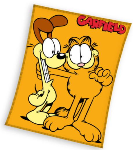 Garfield plaid oranje 150x200cm - Oranje - 150 x 200 cm - 100% Polyester