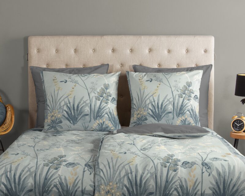 100% katoen dekbedset "" van Good Morning in 135 x 200 cm - Grijs