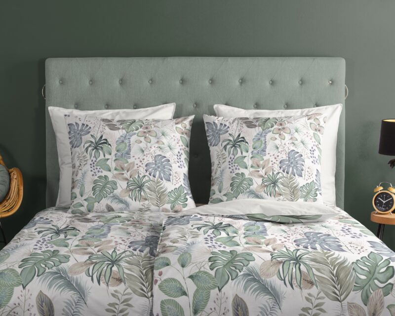 100% katoen dekbedset bladeren van Good Morning in 135 x 200 cm