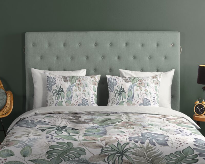 100% katoen dekbedset bladeren van Good Morning in 140 x 200/220 cm