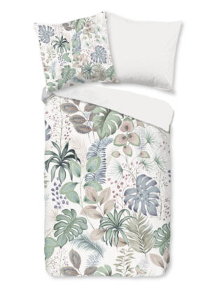 Good Morning dekbedovertrek bladeren - Multicolor - 155 x 220 cm - 100% katoen
