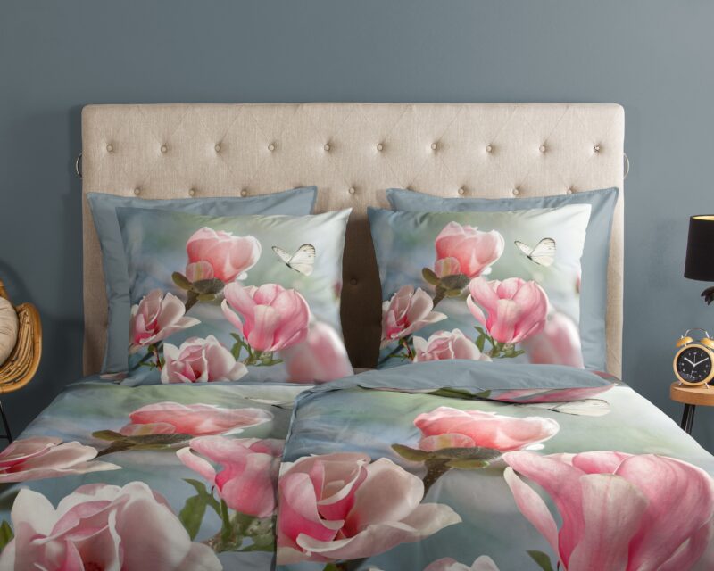 100% katoen dekbedset bloemen van Good Morning in 135 x 200 cm - foto 3