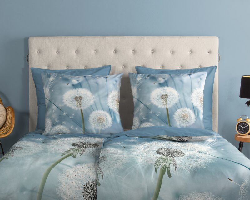 Multi - 100% katoen dekbedset bloemen van Good Morning in 135 x 200 cm, detail