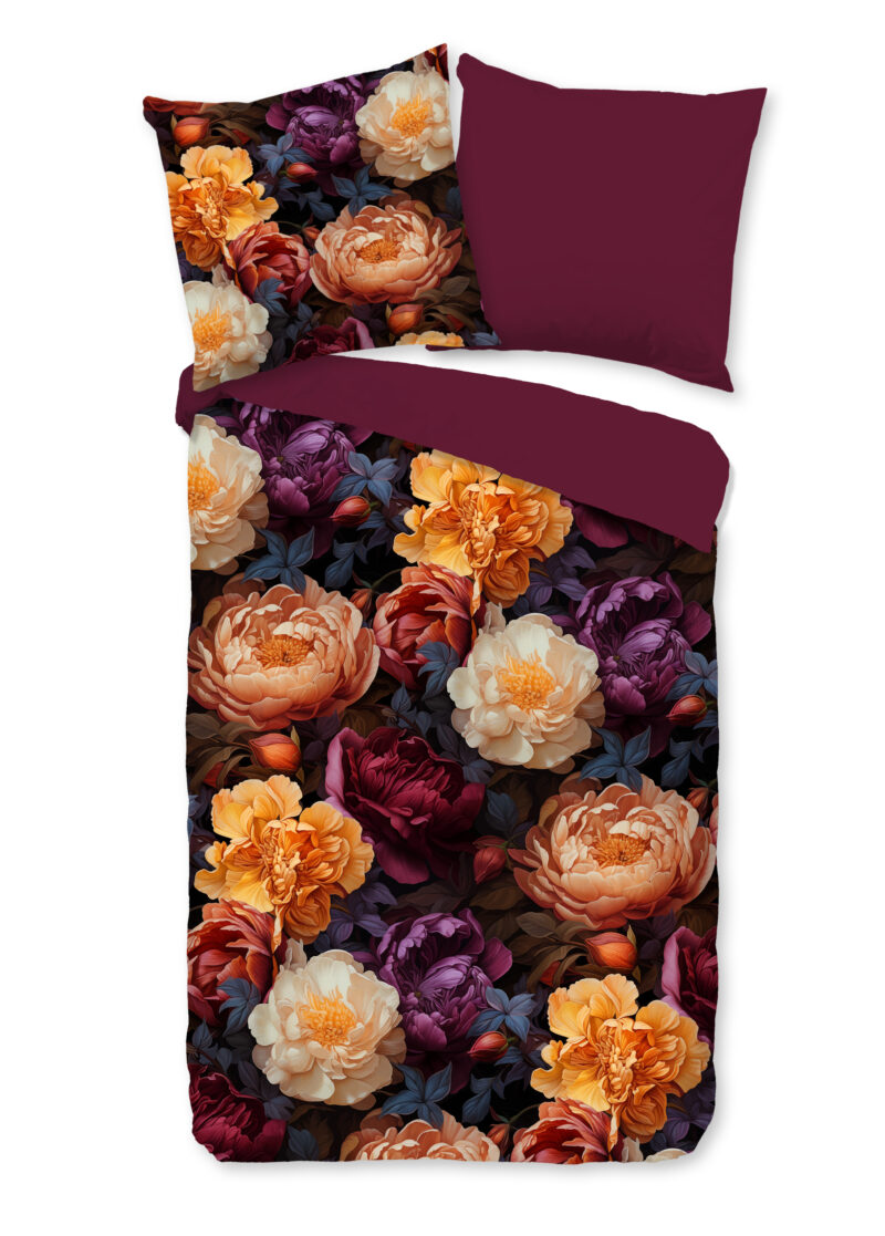 Good Morning Dekbedovertrek "bloemen" - Multi - (135x200 cm) - Katoen