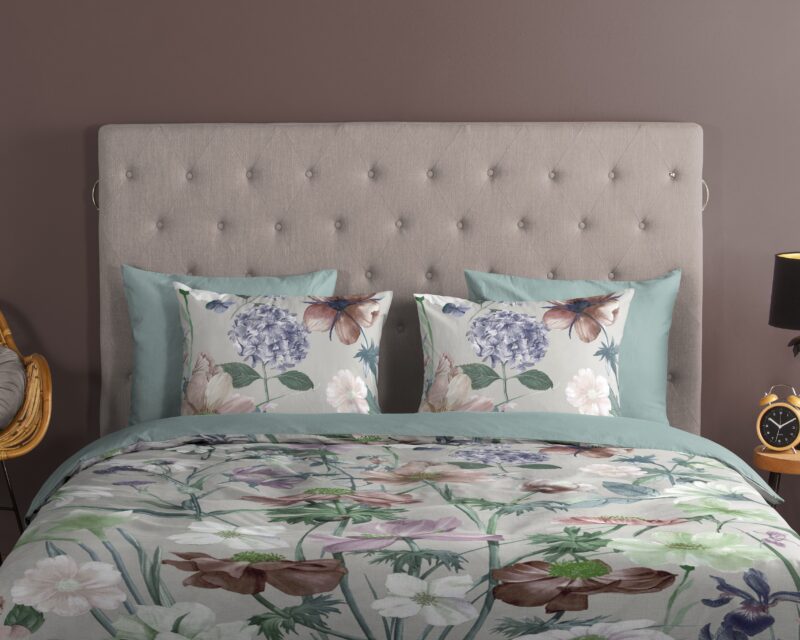 100% katoen dekbedset bloemen van Good Morning in 240 x 200/220 cm - Multicolor
