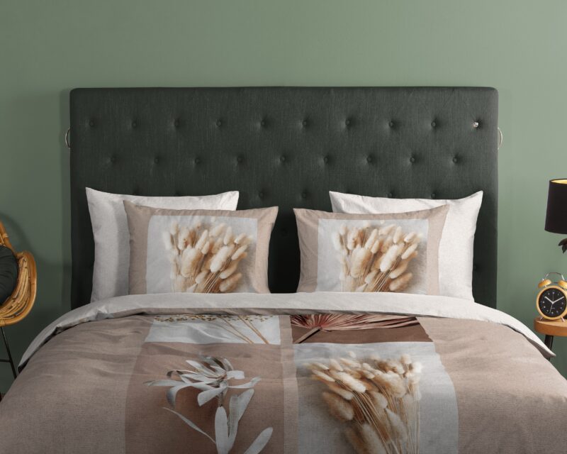 100% katoen dekbedset droog bloemen van Good Morning in 140 x 200/220 cm