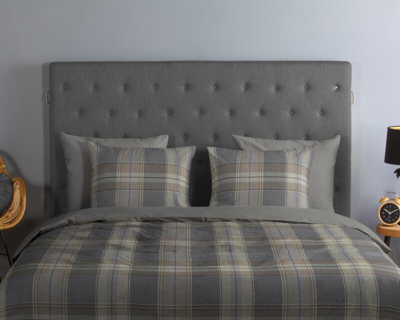 100% katoen dekbedset geruite van Good Morning in 140 x 200 cm