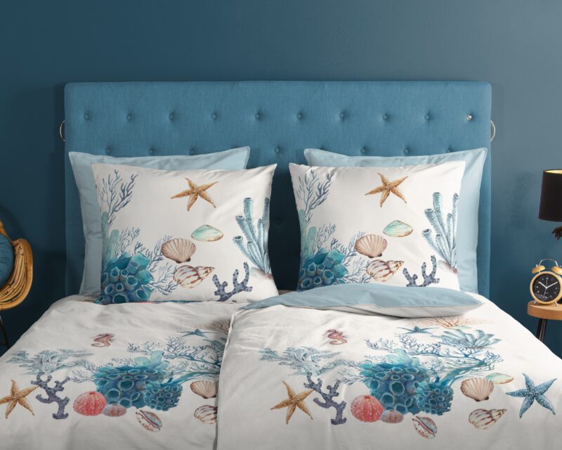 100% katoen dekbedset maritiem van Good Morning in 200 x 200 cm