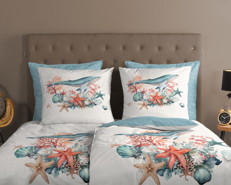 100% katoen dekbedset maritiem/ zee thema van Good Morning in 135 x 200 cm