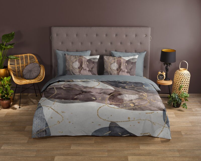 Moderne overtrek van Good Morning, 140 x 200/220 cm, kussensloop 60 x 70 cm