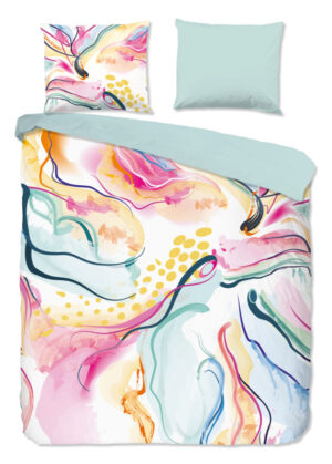 Good Morning dekbedovertrek moderne - Multicolor - 200 x 200/220 cm - 100% katoen