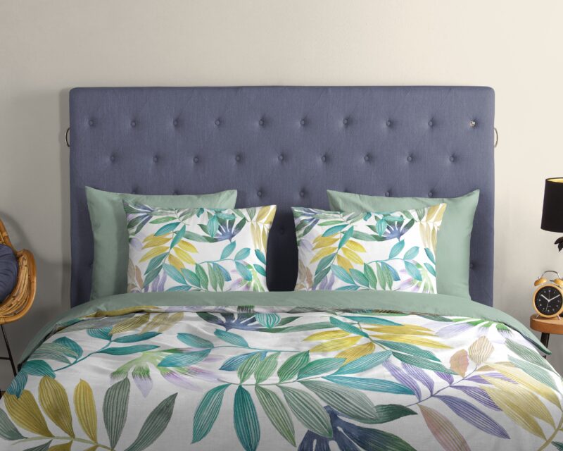 100% katoen dekbedset palmbladeren van Good Morning in 200 x 200/220 cm