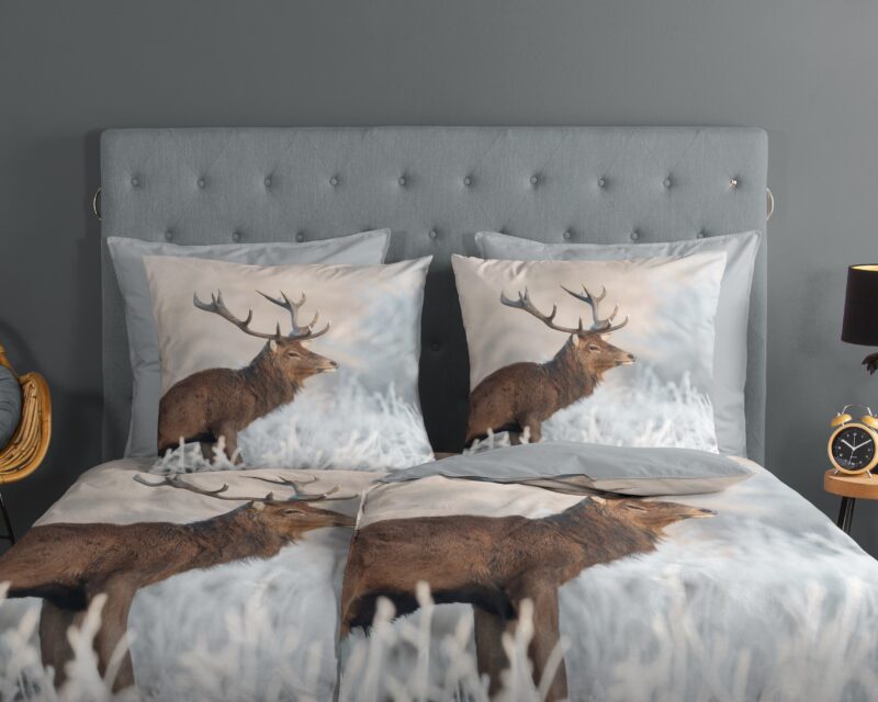 100% katoen dekbedset rendier van Good Morning in 135 x 200 cm
