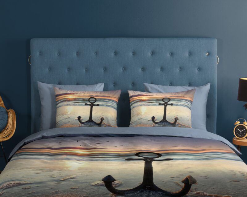 100% katoen dekbedset strand/ zee van Good Morning in 200 x 200/220 cm - kussensloop 60 x 70 cm