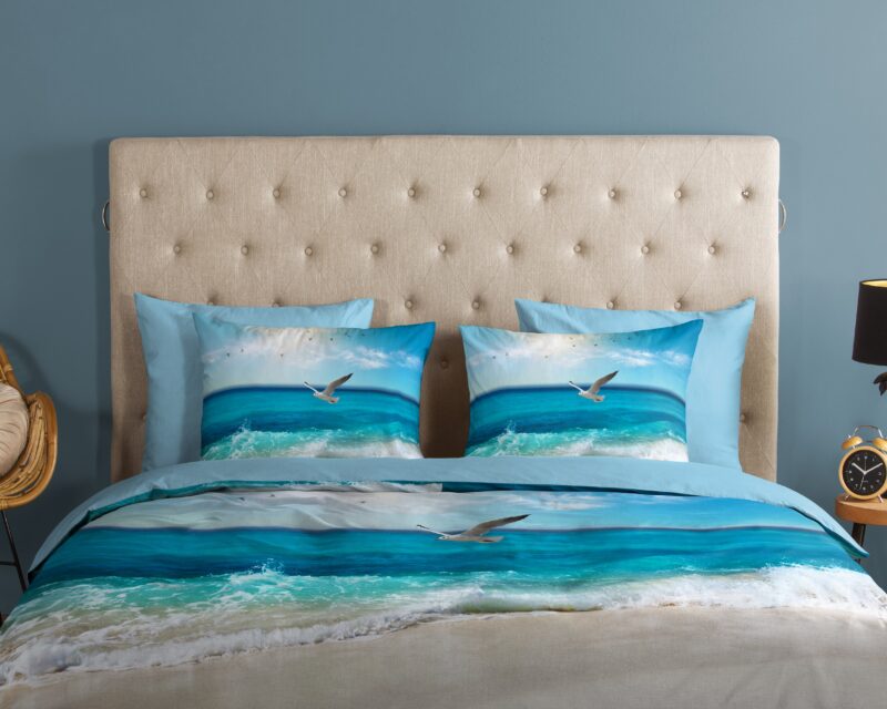 100% katoen dekbedset strandthema van Good Morning in 240 x 200/220 cm