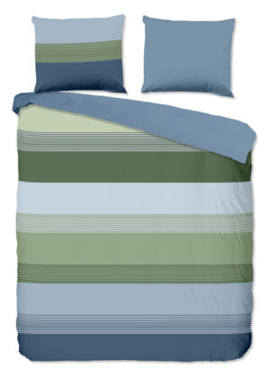 Good Morning dekbedovertrek strepen - Multicolor - 240 x 200/220 cm - 100% katoen