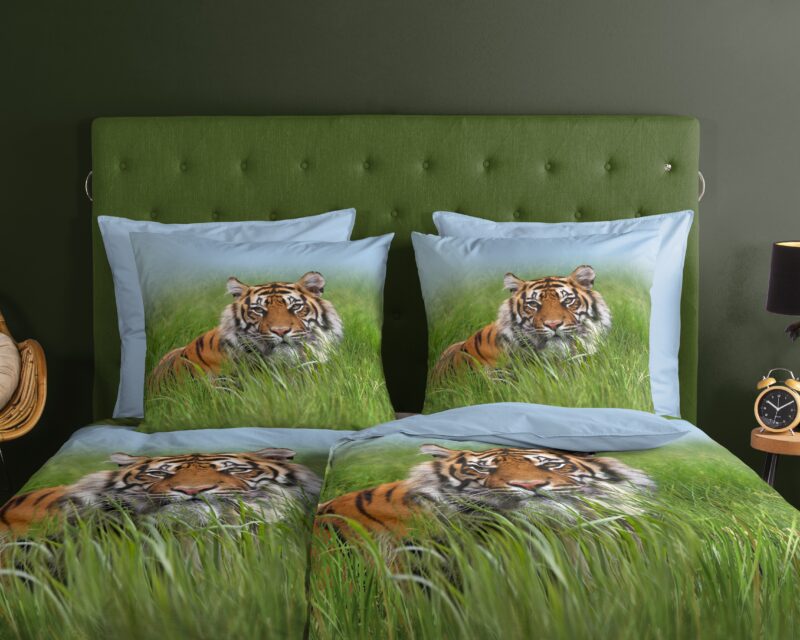 100% katoen dekbedset tijger van Good Morning in 135 x 200 cm