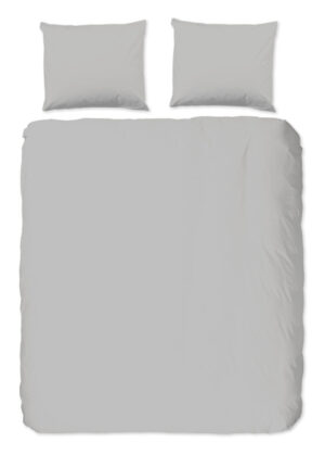 Good Morning dekbedovertrek - Grijs - 240 x 200/220 cm - 100% katoen