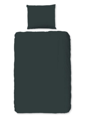 Good Morning dekbedovertrek - Groen - 140 x 200/220 cm - 100% katoen