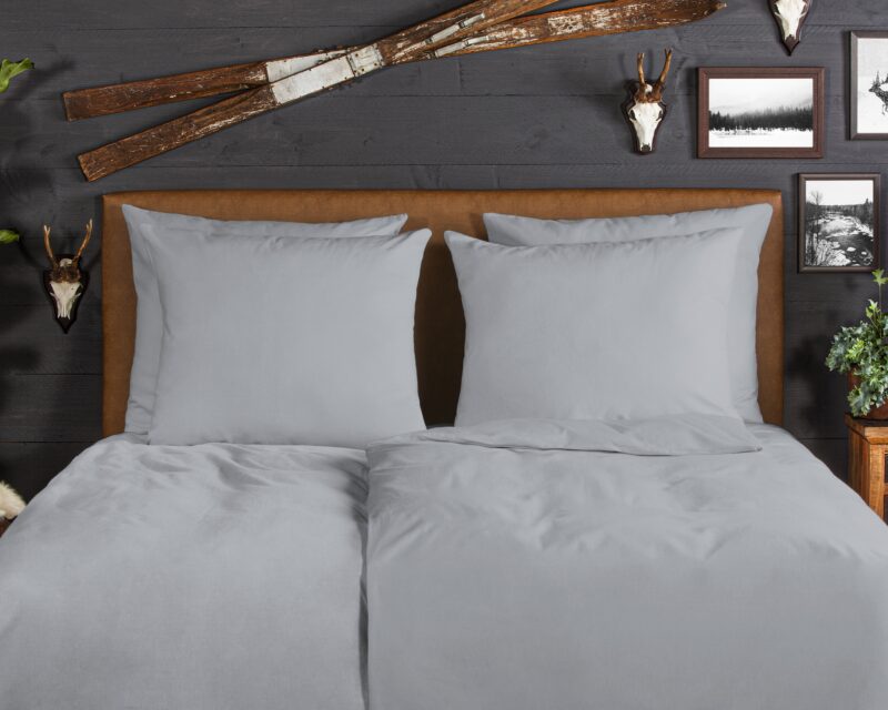 100% katoen/flanel dekbedset van Good Morning in 135 x 200 cm - kussensloop 80 x 80 cm