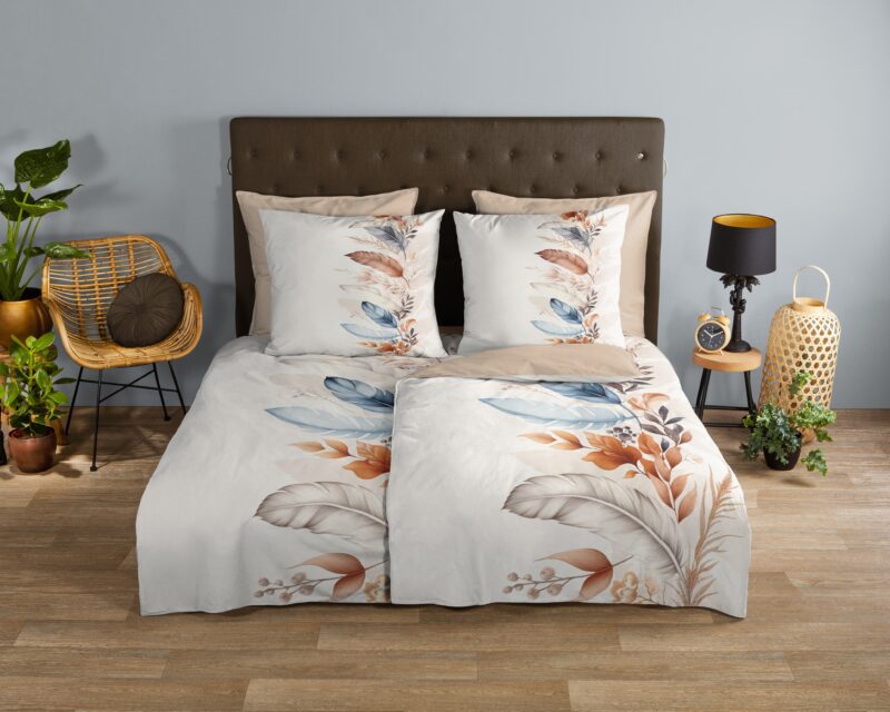 Veren overtrek van Good Morning, 135 x 200 cm, kussensloop 80 x 80 cm - kussensloop 80 x 80 cm