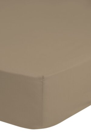 Good Morning hoeslaken - Zand - 90 x 220 cm - 100% katoen - foto 1