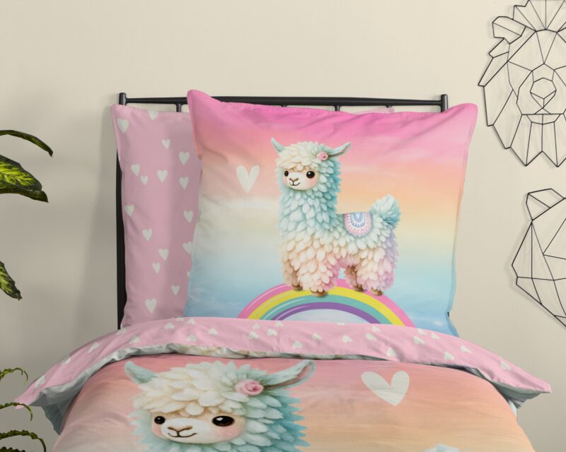 100% katoen dekbedset Lama van Good Morning in 135 x 200 cm