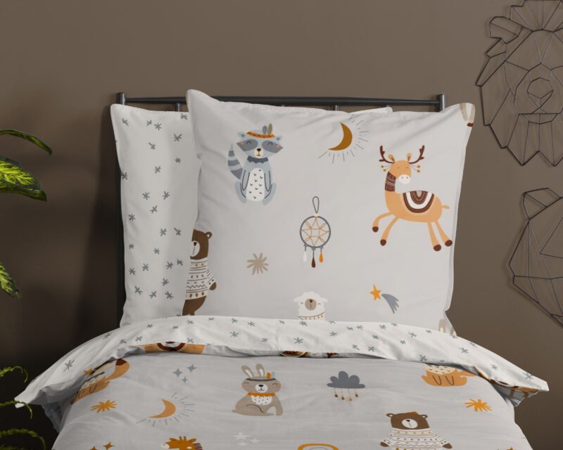 100% katoen dekbedset dieren van Good Morning in 135 x 200 cm
