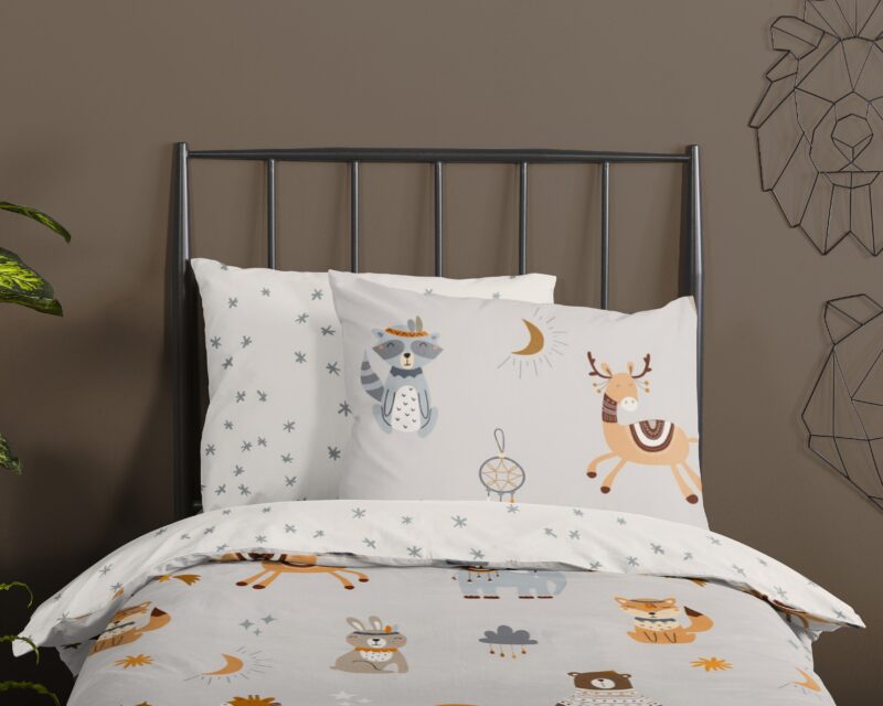 100% katoen dekbedset dieren van Good Morning in 140 x 200/220 cm