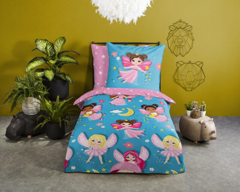 Fee / princes overtrek van Good Morning, 135 x 200 cm, kussensloop 80 x 80 cm