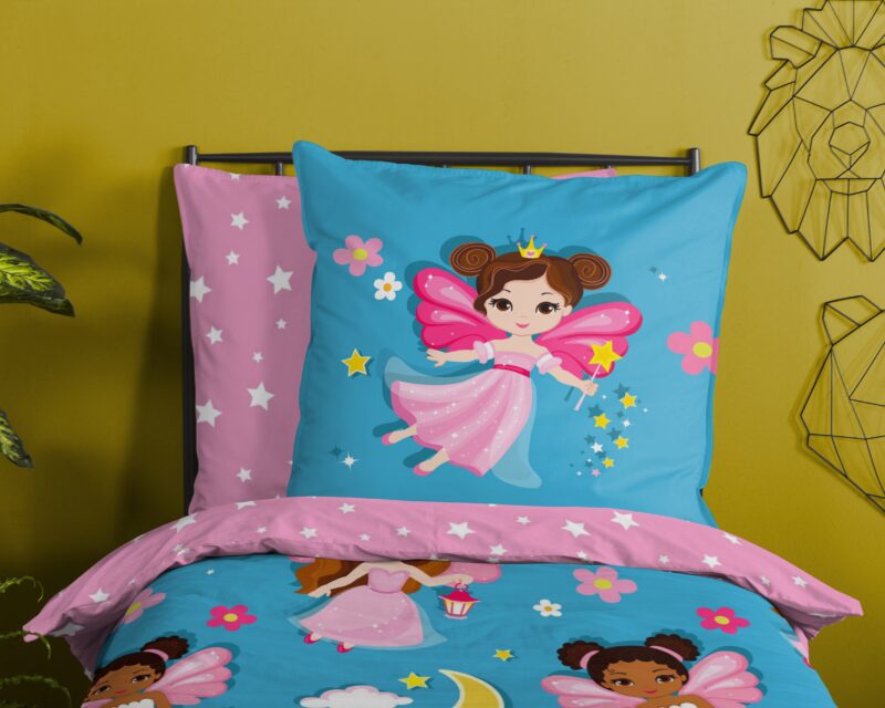 100% katoen dekbedset fee / princes van Good Morning in 135 x 200 cm