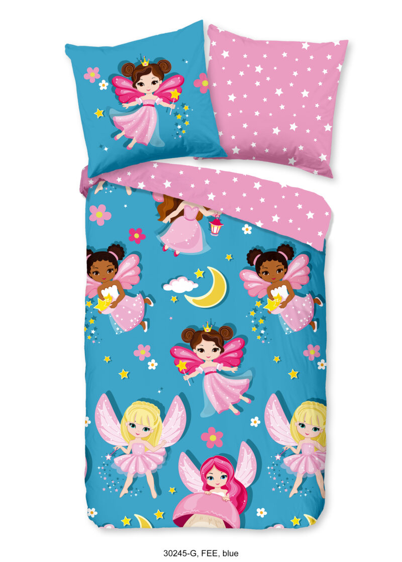 Good Morning dekbedovertrek fee / princes - Multicolor - 135 x 200 cm - 100% katoen